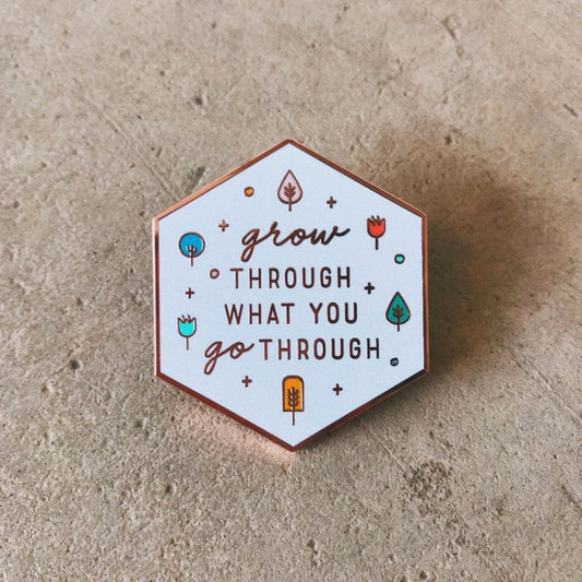 四季時節合金胸針|傳道書3:1・神的時候|琺琅工藝・安穩腳步/信心眼光款・信仰禮物