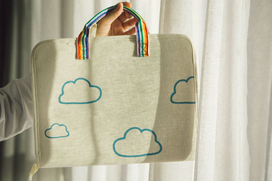 信 Faith 未見之確據 帆布手提電腦袋|希伯來書11:1・文藝高級|防震護機・13吋適用・信仰禮物