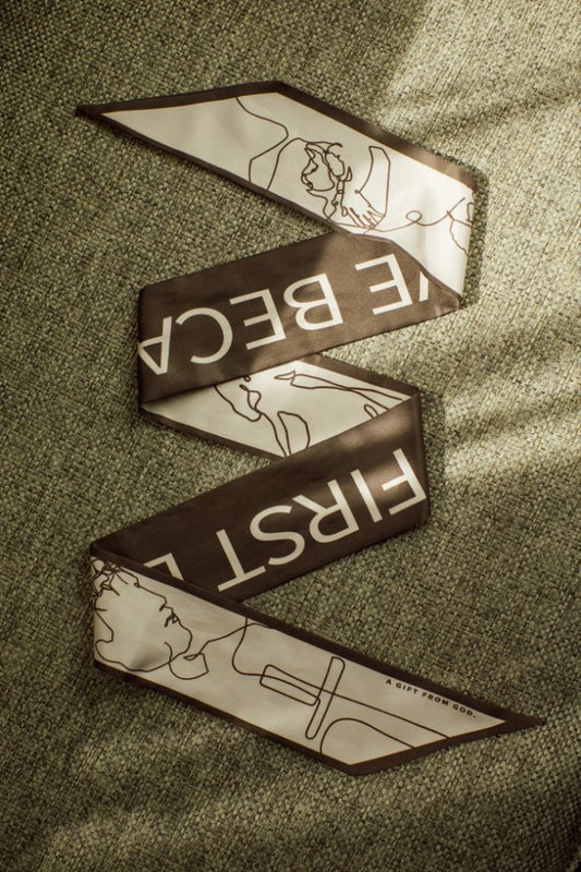 LOVESONG 裝飾絲巾|約壹4:19・神先愛我們|仿真絲・多系法