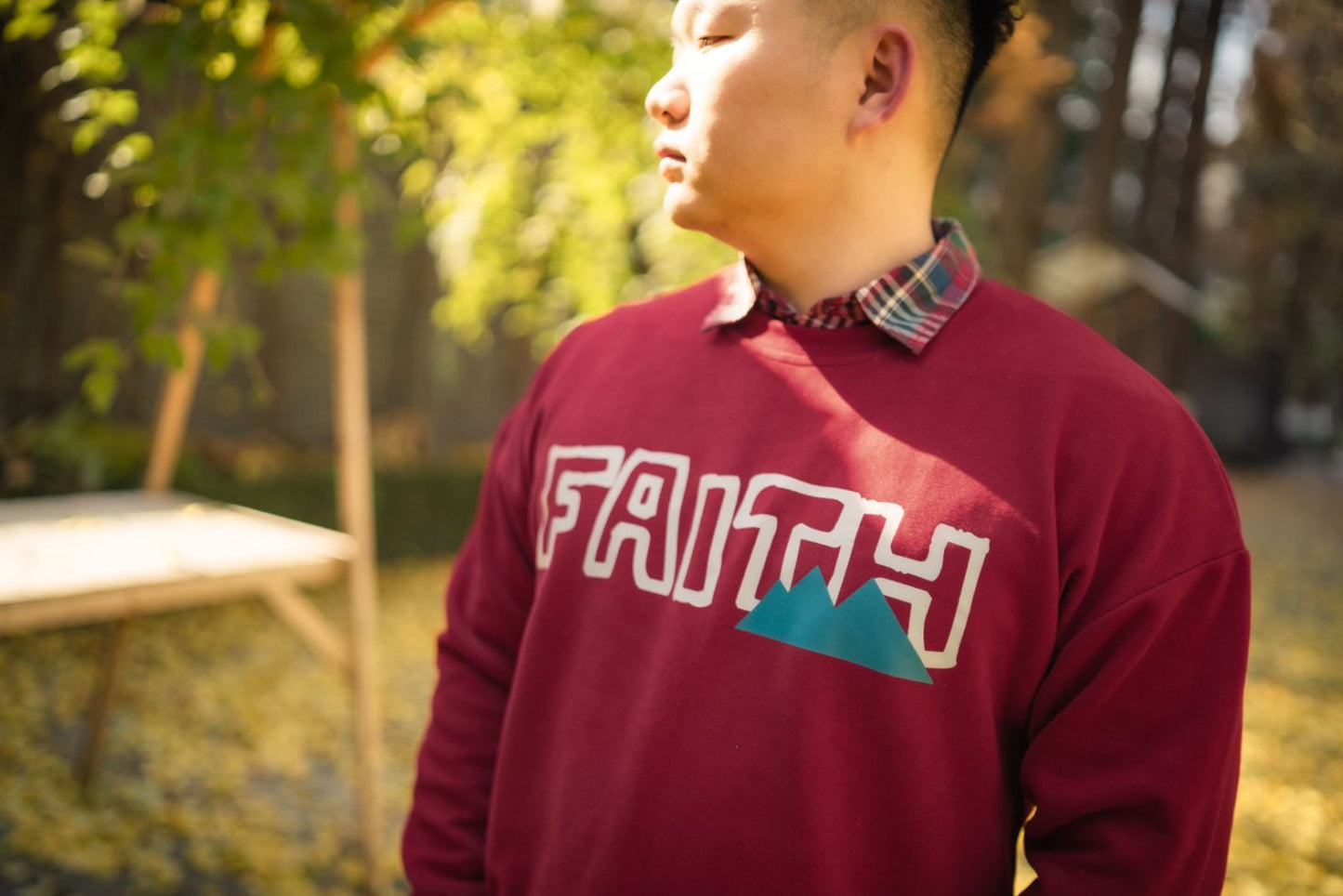 Faith Hope Love 親子裝 (成人男) (紅色)|哥林多前書13:13・家庭盟約|家庭營會服