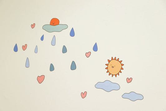 祂愛永不變DIY牆貼 (每套 4 張)|耶利米書31:3・永恆之約|親子創作・兒童房祝福