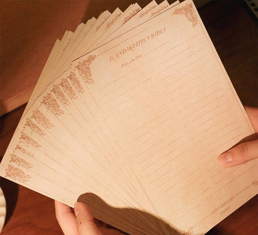 深藏于我心・我的第一本手抄本|詩篇119:11・經典雙欄設計|A5仿古手抄紙・靈修筆記