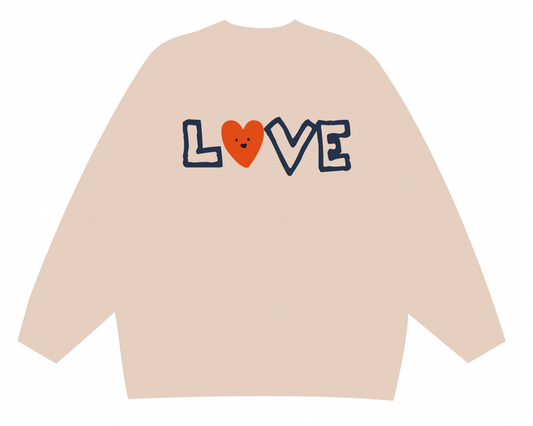 Faith Hope Love 親子裝 (成人女) (燕麥色)|哥林多前書13:13・家庭見證|牛奶絲・家庭營會服