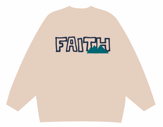 Faith Hope Love 親子裝 (成人男) (燕麥色)|哥林多前書13:13・家庭盟約|家庭營會服