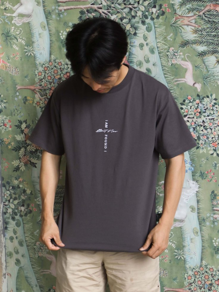 今被尋回 T-shirt|路加福音15:24・恩典記號|立體雙面刺繡・十架宣言・營會團服