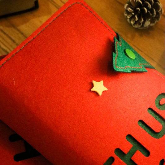 EMMANUEL 聖經毛氈書皮|以賽亞書7:14・神與你同在|聖經保護套・經文護盾