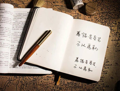 百年和合紀念手賬本｜筆記簿還原1919和合本設計｜燙金十架・復古PU皮面・空白內頁・基督徒禮物