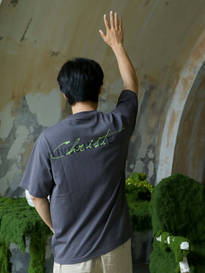 不再是我 T-shirt｜加拉太書2:20・十架新生｜宣言潮T・營會團服・福音見證
