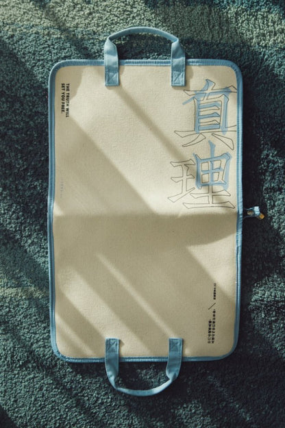 信 Faith 未見之確據 帆布手提電腦袋｜希伯來書11:1・文藝高級｜防震護機・13吋適用・信仰禮物