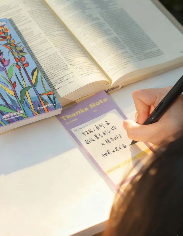 OVERFLOW 涌流 插畫便籤本套裝｜3本組合・感恩盼望・恩典紀錄・靈修筆記｜香港基督徒禮物