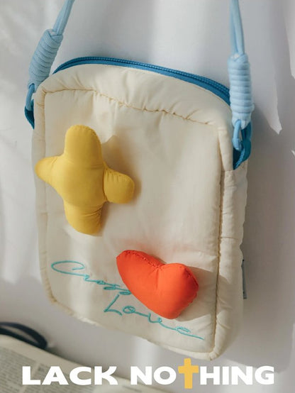 LACK NOTHING 不至缺乏｜十架愛立體手機包｜羅馬書8:38-39・防水斜孭袋・隨身信仰宣告・禮物套裝