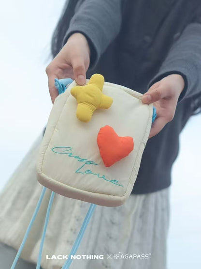 LACK NOTHING 不至缺乏｜十架愛立體手機包｜羅馬書8:38-39・防水斜孭袋・隨身信仰宣告・禮物套裝