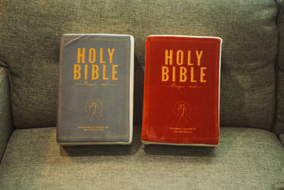 信 FAITH 書型禱告墊｜馬可福音9:23・凡事都能｜聖經造型・可折疊・洗禮喬遷禮物・附收納袋